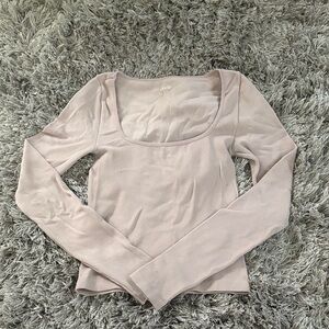 Elodie Blush Long Sleeve Tee